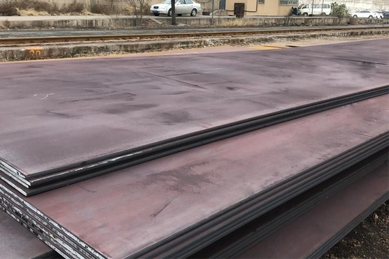 Blasting MS Steel Plate St37 St42 Steel Checker Plate Hot Rolled