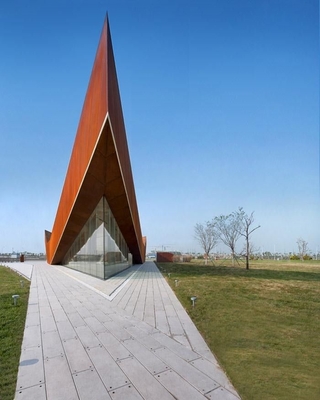AISI ASTM Weathering Steel Sheet Edge Installation Metal Edging