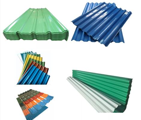 Color Coated Steel Roofing Sheets Tiles Plain For Wall Building
