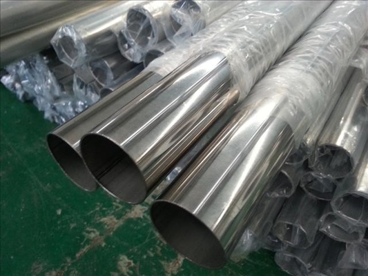 6m 2mm 3 Inch Stainless Steel Pipe Polished Surface For Construction