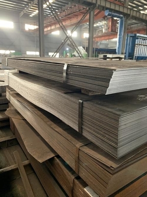 a588 1055 St52 Steel Plate Rust treatment clean blasting Surface