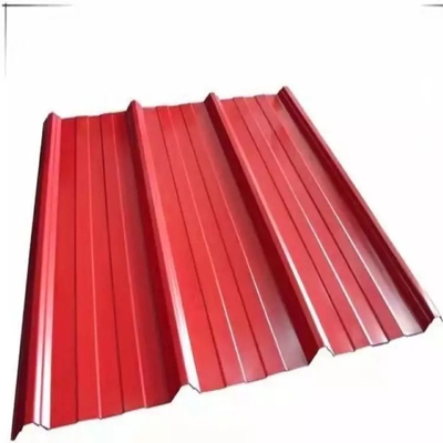 PGI Corrugated Metal Roof Tiles Color Coated Galvanized For Building