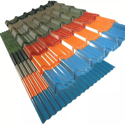 RAL Metal Roof Tiles PPGI Color Coated Corrugated Metal Roofing Sheets