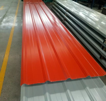Prepainted GI / PPGI / PPGL Corrugated Roofing Steel Sheets 3mm Thick