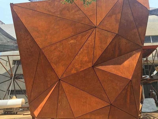 Hot Rolled Medium Thickness Weathered Steel Plate Blasting Surface