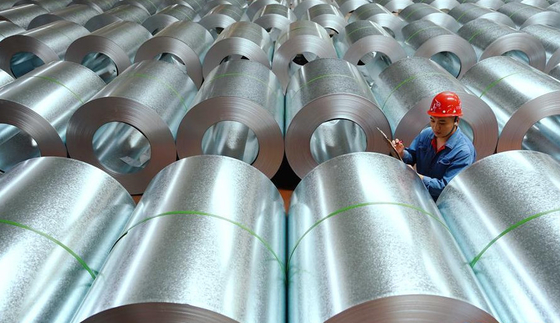 Corrugated Roofing GI Steel Coil Anti Corrosion Heat Insulation Galvalume Steel Plate