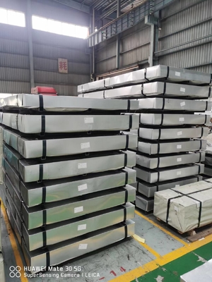 DX51D Zinc Coated Steel Sheet 0.15mm-3.00mm Customized Thickness