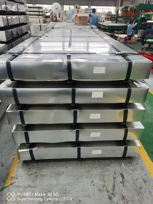 DX51D Zinc Coated Steel Sheet 0.15mm-3.00mm Customized Thickness