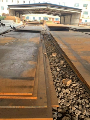 Hot Rolled Medium Thickness Weathered Steel Plate Blasting Surface