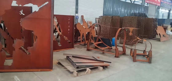 Outdoor SPA-H Resistant Corten Metal Sheets With Rusty Finish