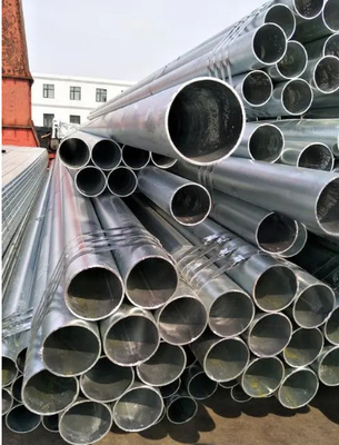 Hot Dip GI Steel Pipe Q235 Q235 Welded Pre Galvanized Round Pipe