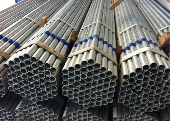 6 Inch Gi Galvanised Steel Pipe Tube Pre Welding For Liquid Delivery