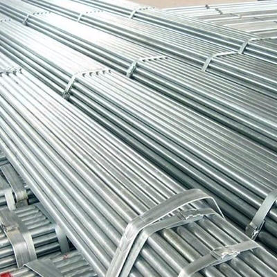 Welded Steel Gi Pipe Galvanized Coated Surface 10 - 80 mm Outer Diameter