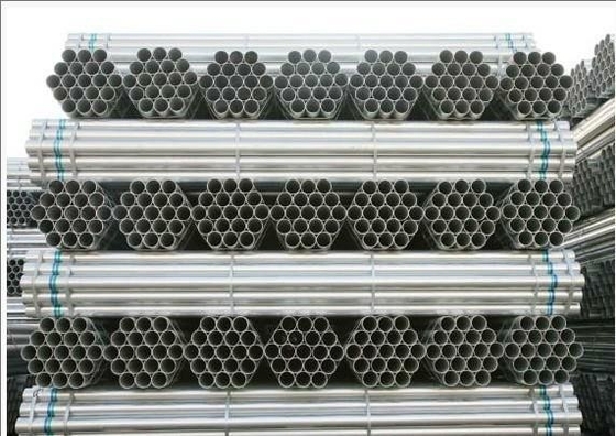 Welded Steel Gi Pipe Galvanized Coated Surface 10 - 80 mm Outer Diameter