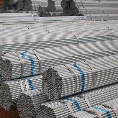 Welded Steel Gi Pipe Galvanized Coated Surface 10 - 80 mm Outer Diameter