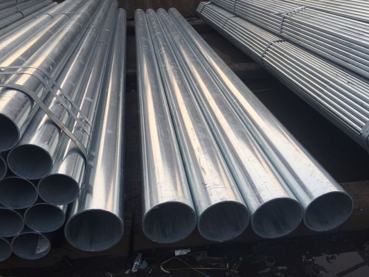 Welded Steel Gi Pipe Galvanized Coated Surface 10 - 80 mm Outer Diameter
