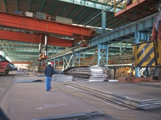NM400 NM500 Steel Wear Plate Width 1000-2200mm For Rock Crusher Bucket