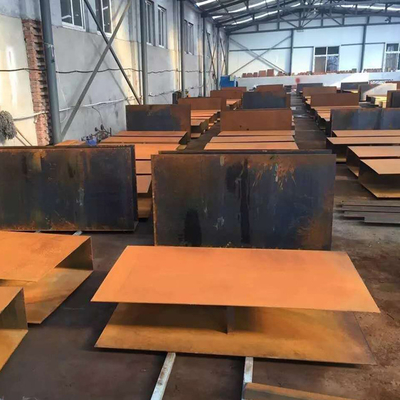 Weather Resisitant Steel Plate CortenB Red Rust 30mm