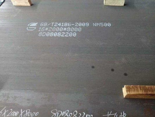 NM450 NM550 Wear Resistant Steel Plate High Strength Alloy 0.3m