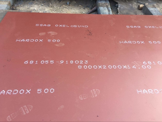 NM450 NM550 Wear Resistant Steel Plate High Strength Alloy 0.3m