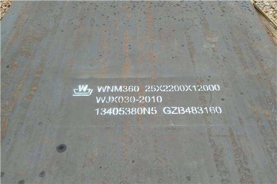 NM450 NM550 Wear Resistant Steel Plate High Strength Alloy 0.3m